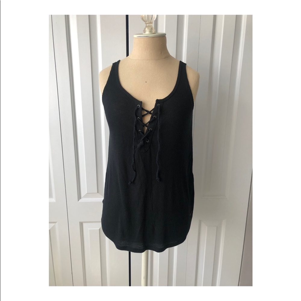 ABERCROMBIE & FITCH SIZE SMALL PRE OWNED BLACK TOP